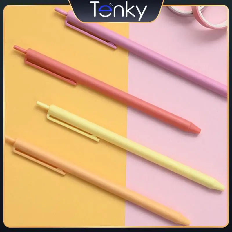 

70g Simple Colored Pen Take Notes Hand Account Pen Morandi Press Candy Color Candy-colored Gel Pen Office Supplies 15.7×0.8mm