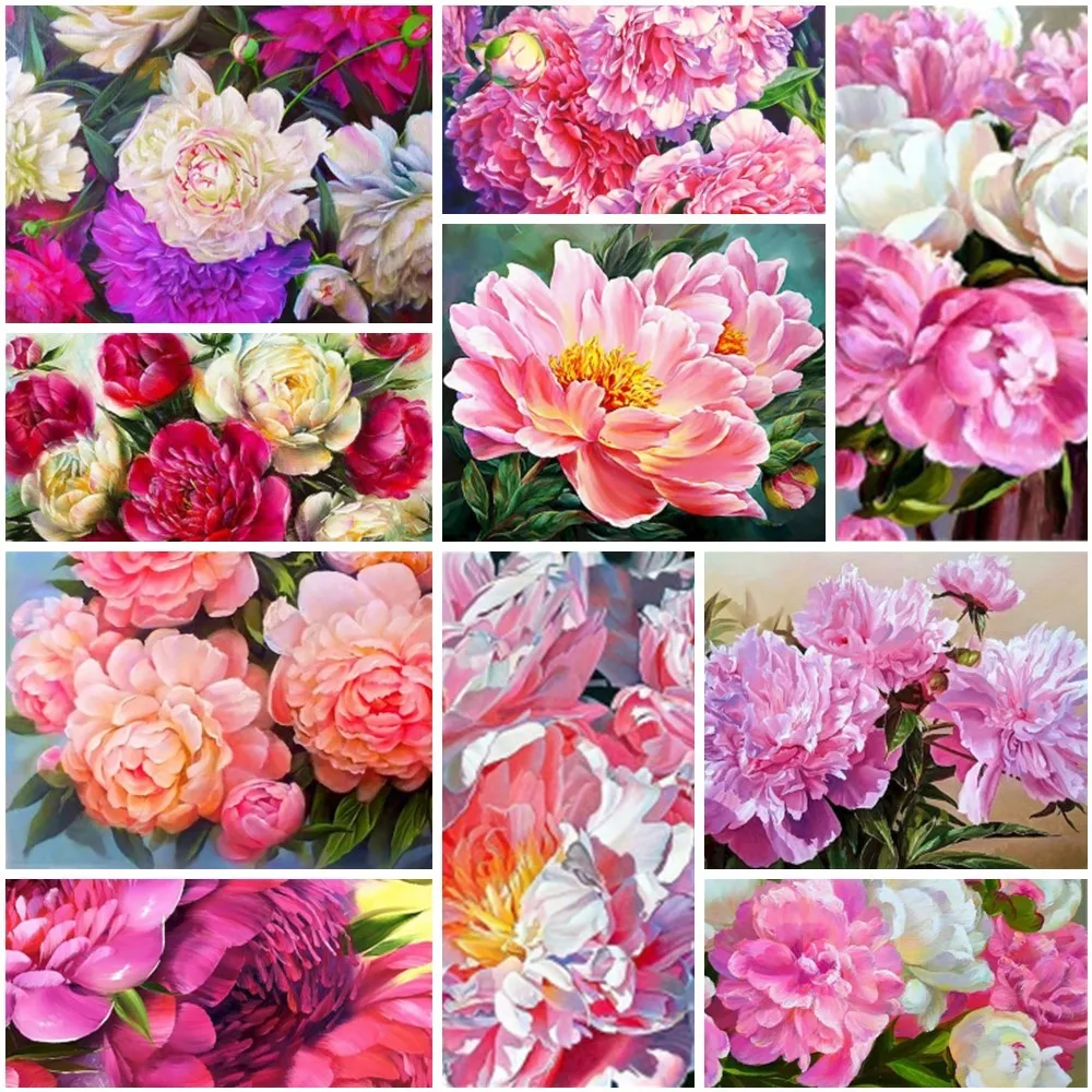 

Flowers Peony Paint By Numbers Stickers & Posters Crafts Kits For Adults Wall Decor Personalized Gift Ideas Free Shipping 2023