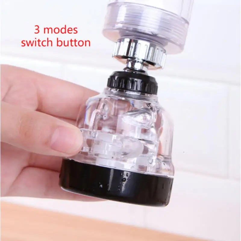 

Water Tap Shower Water Purifier Aerators Basin Faucets 360° Rotation Double Layer Filtration Third Gear Supercharging Water Tap