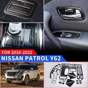 NISSAN PATROL Y62 Interior Upgrade Modification Accessories Handle Central Gearbox Lifting Panel Air Outlet Protective sticker