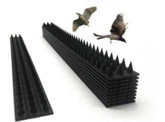 

10pcs Anti Bird Spikes Bird Deterrent Spike Animals Repellent Climb Strips Spikes for Railing Roof plastic plastic