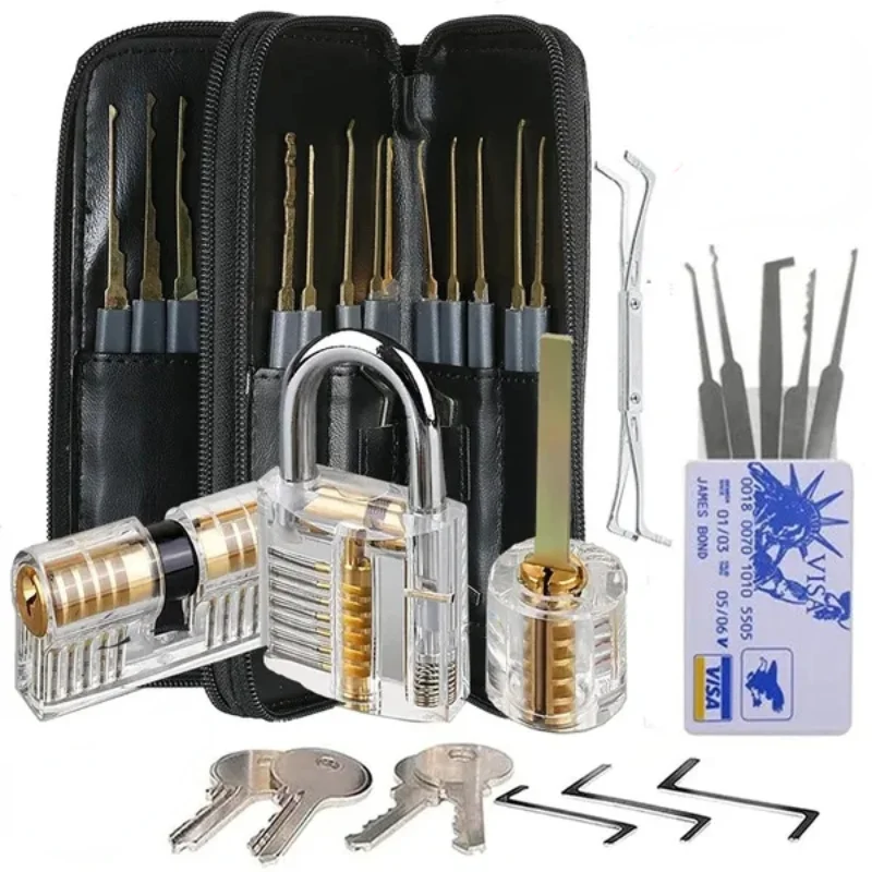 

Broken Key Extractor Set Locksmith Tool Key Removing Removal Hooks Lock Kit Suitable for vehicle and door locks