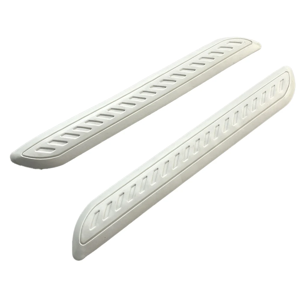

2Pcs 40/31Cm Car Front Rear Bumper Corner Door Guard Cover Anti Scratch Black Rubber Protector Sticker Universal Exterior Parts