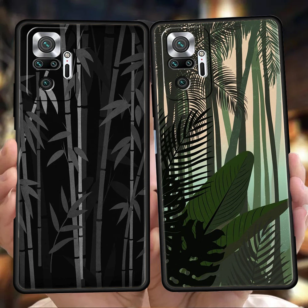 

Bamboo Phone Case for Xiaomi Redmi NOTE 12 Pro K40 K50 Gaming 8A 9T 9A 9C Note 8 8T 9 9S 10 11 Pro Plus Soft Shell Coque Capas