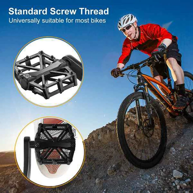 Велосипедные педали 2 пары Нескользящие для горного велосипеда с