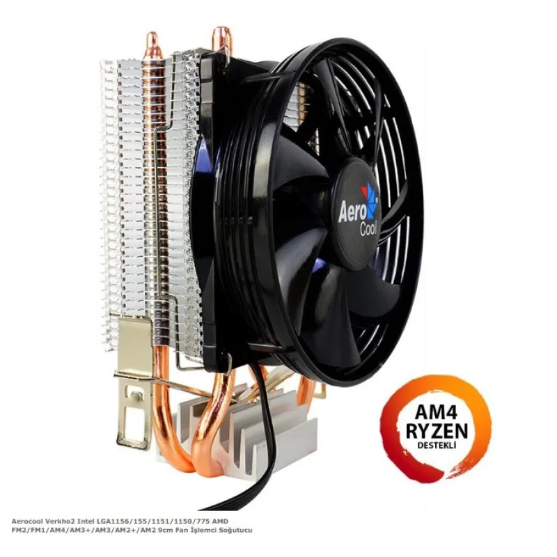 AEROCOOL 90 мм verjo2 AE-CC-VERKHO2 вентилятор ЦП с воздушным охлаждением 1X |
