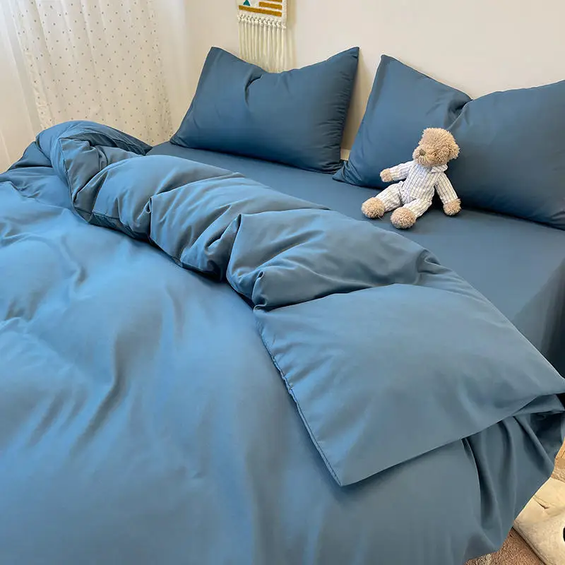 Одеяло однотонное окрашенное 1 шт. покрывало для двухспальных кровати простые