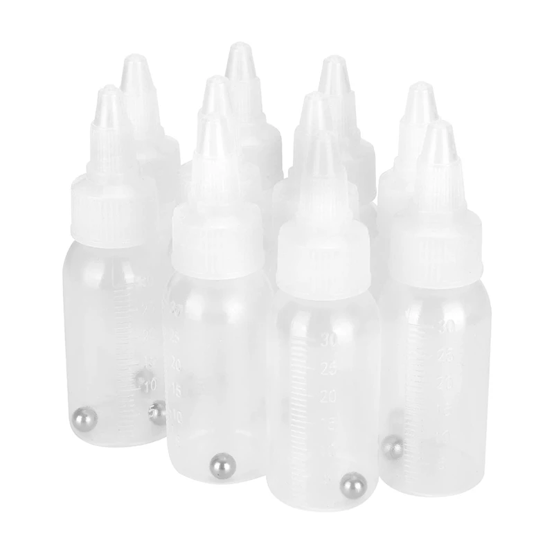 Бутылка с краской пустые бутылки 30 мл для хранения банок смешивания краски