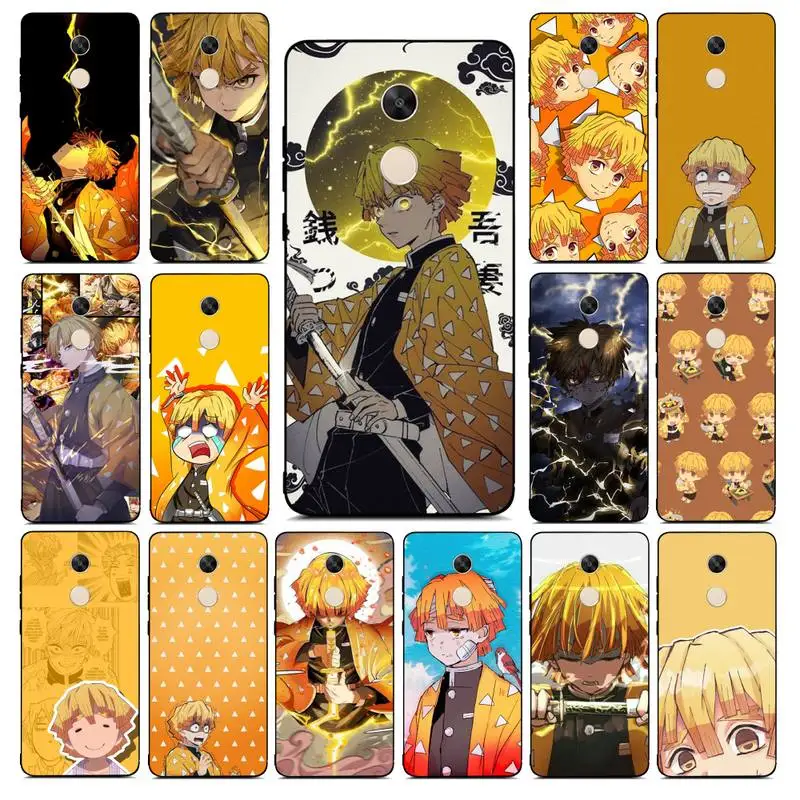 

MaiYaCa Anime Demon Slayer Agatsuma Zenitsu Phone Case for Redmi Note 8 7 9 4 6 pro max T X 5A 3 10 lite pro