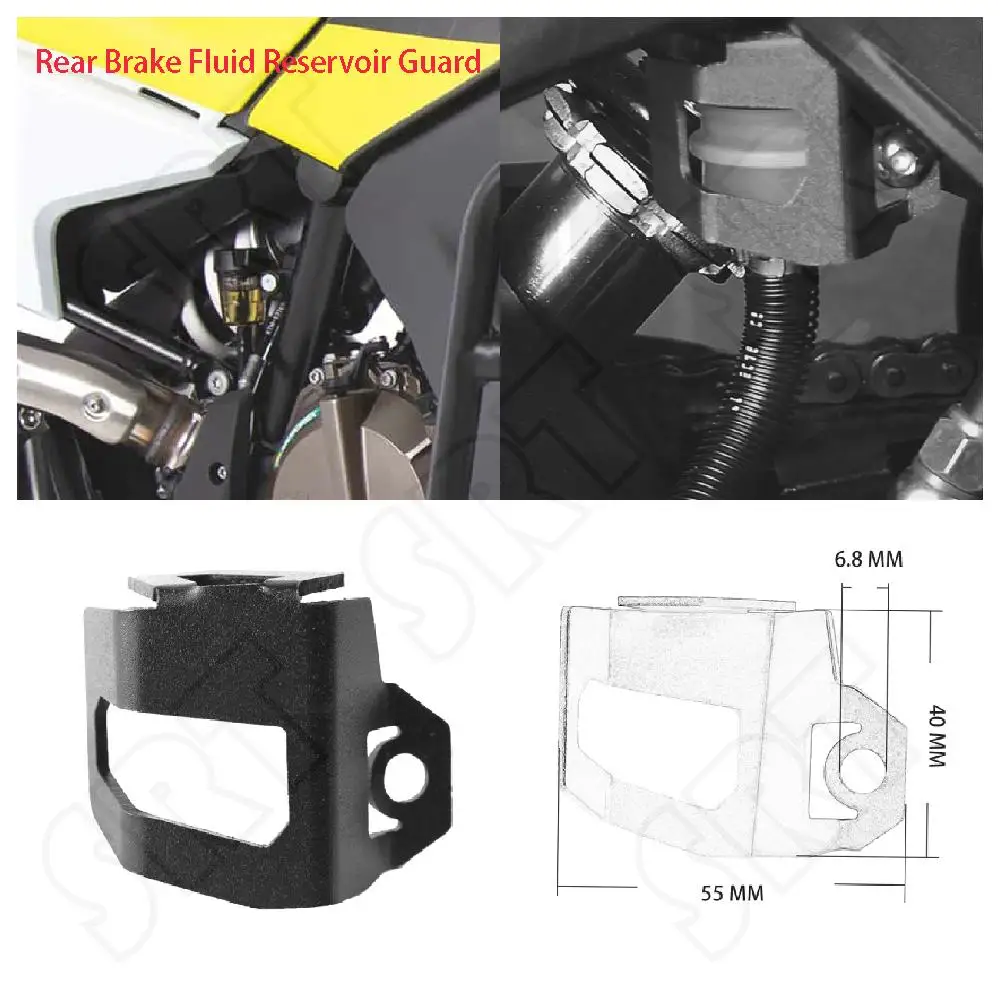 

Fits for Husqvarna Norden 901 Norden901 Adventure 2022 2023 Motorcycle Accessories Rear Brake Fluid Reservoir Protector Guard