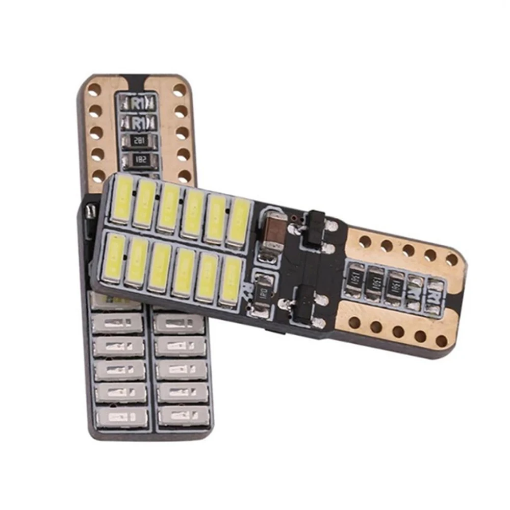 T10 W5W 194 501 Автомобильные светодиодные лампы Canbus с обманкой лампочки для