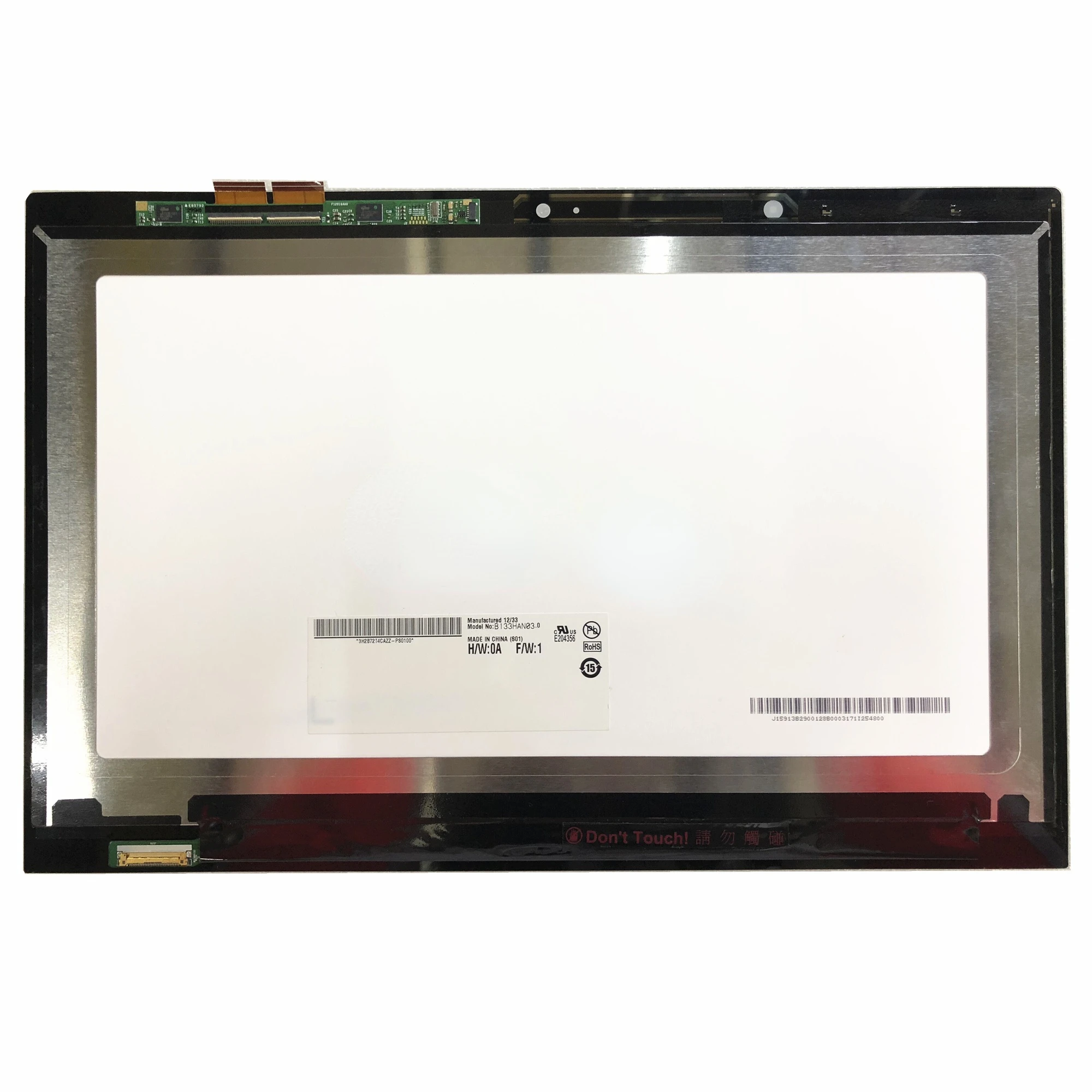 

B133HAN03.0 13,3 ''ЖК-дисплей для ноутбука, аксессуары для Acer, кодирующий преобразователь сенсорного экрана в сборе 1920*1080 EDP, 30 контактов, белый