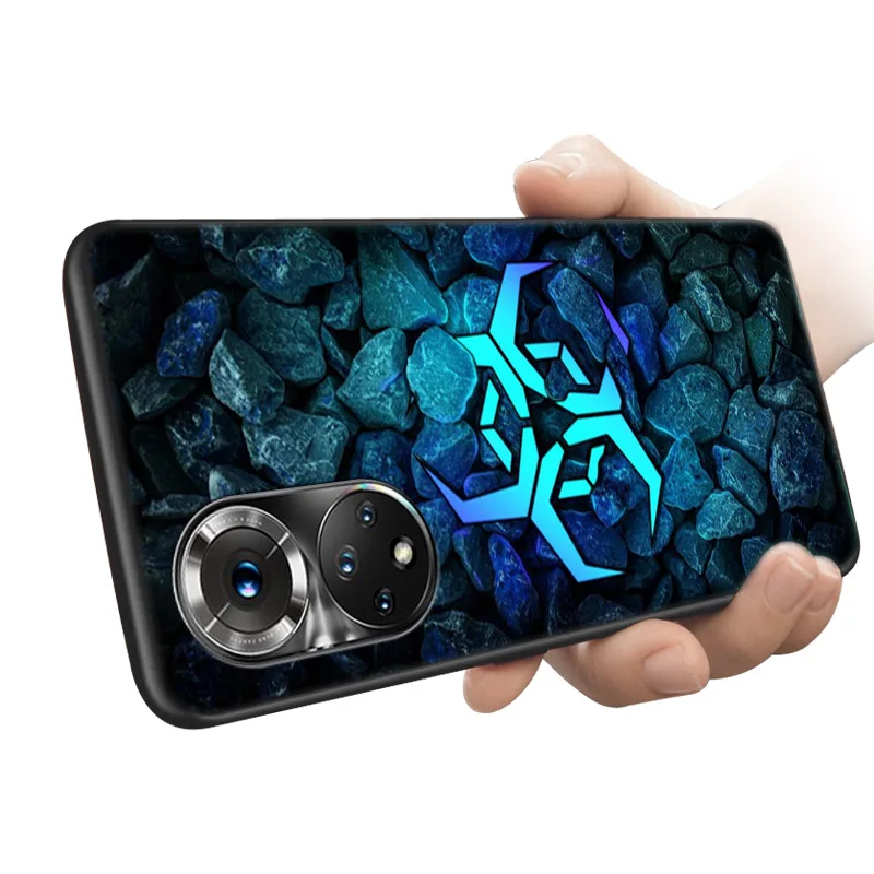 Чехол для телефона Honor 50 задняя крышка 6 57 дюйма хорошее качество черный мягкий