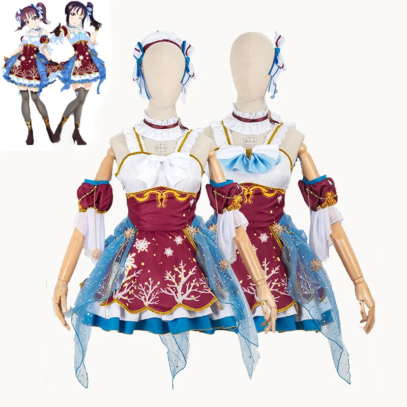 LoveLive! Солнечный свет Сен снег после школьной активности Kazuno Leah Сара Косплей