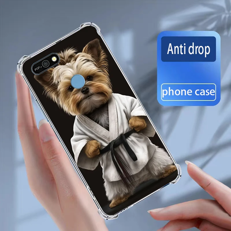 Чехлы Tecno Pop 2F/POP 2 мягкий силиконовый прозрачный чехол из ТПУ для телефона