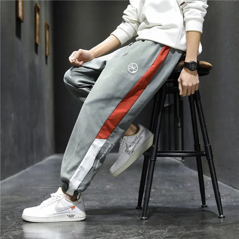 

Pants Men's Spring and Autumn2022New Loose Tappered Trendy All-Matching Casual Trousers Youth Sports