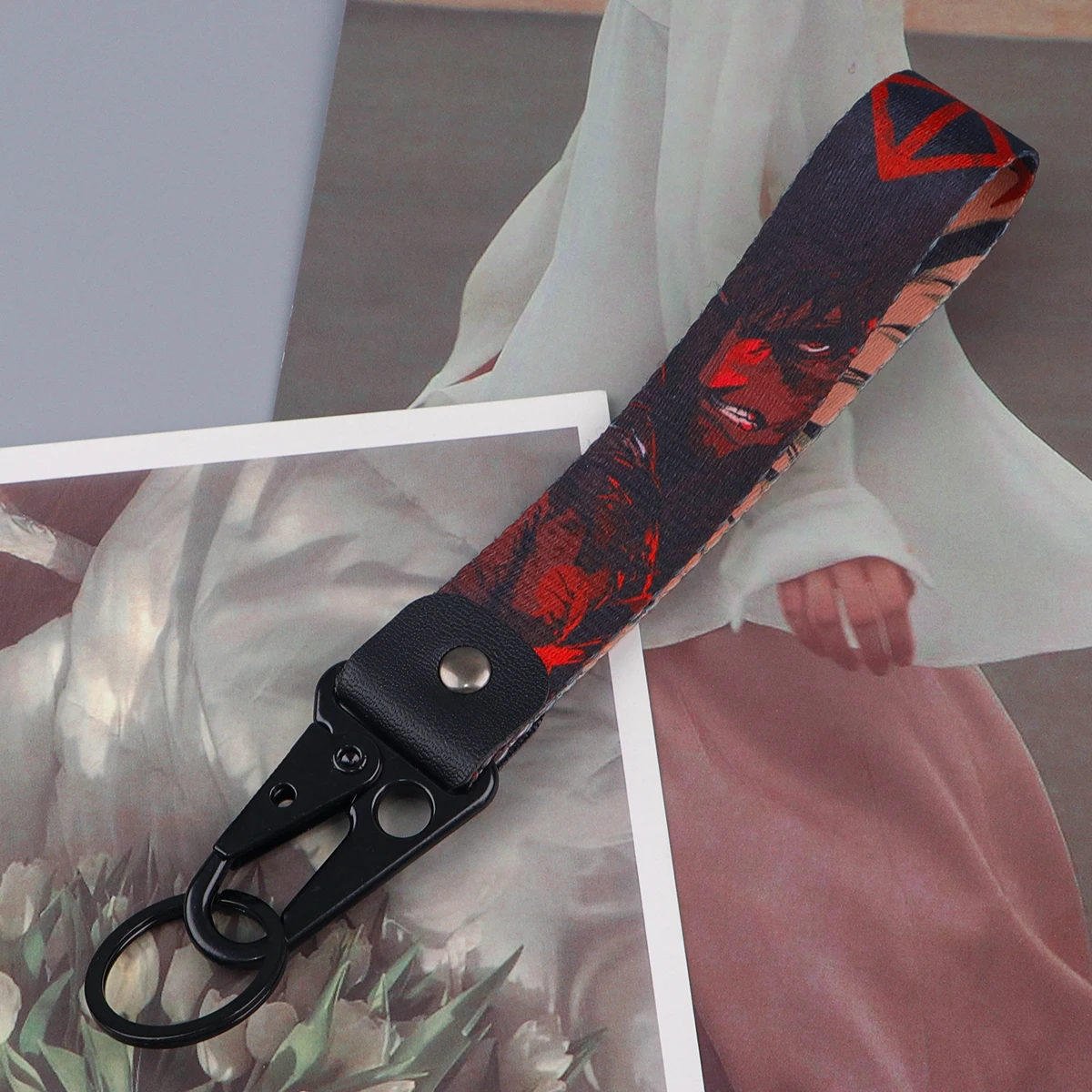 Оригинальные брелки в стиле аниме для ключей мужчин брелок автомобильных