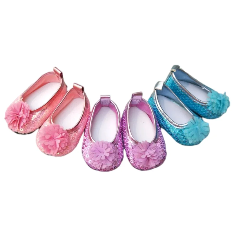 

Подходит для кукол, обувь с блестками, подходит для кукол 18 дюймов, игрушечные ботинки для девочек, аксессуары для кукол, подарок для детей