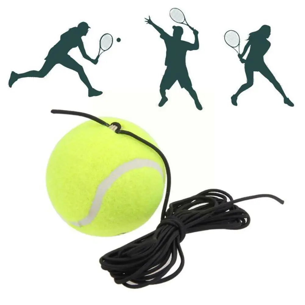 

Professional Tennis Training Ball With Elastic Rope Practice Ball With Tennis String Portable Rebound Balls Train J2j3