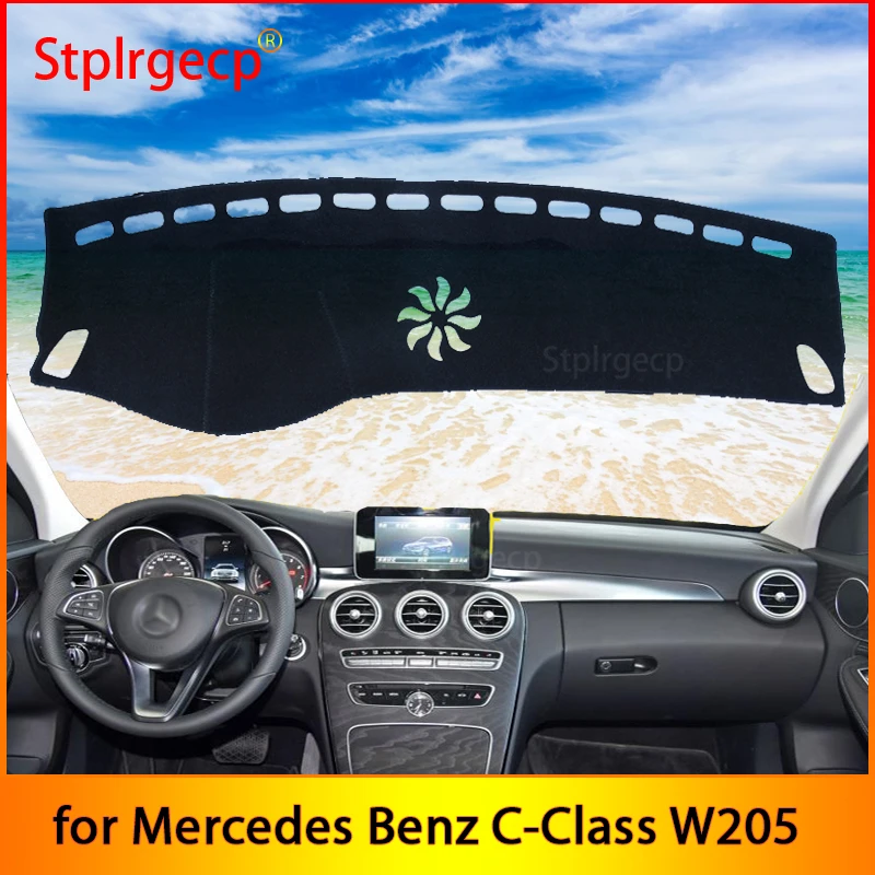 

Противоскользящий коврик для Mercedes Benz C-Class W205, накладка на приборную панель, Солнцезащитный коврик, автомобильные аксессуары C180 C200 C220 C250 C300