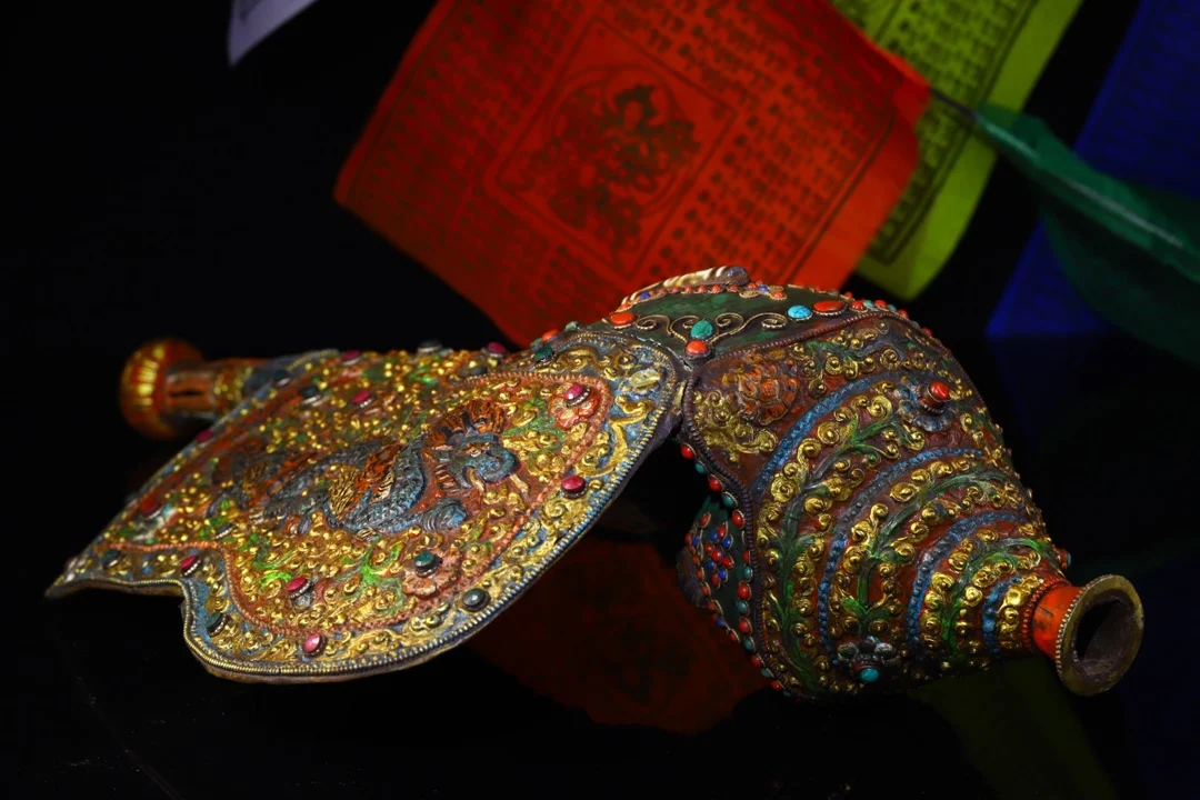 20 &quotКоллекция тибетского храма старая натуральная мозаика-раковина драгоценный