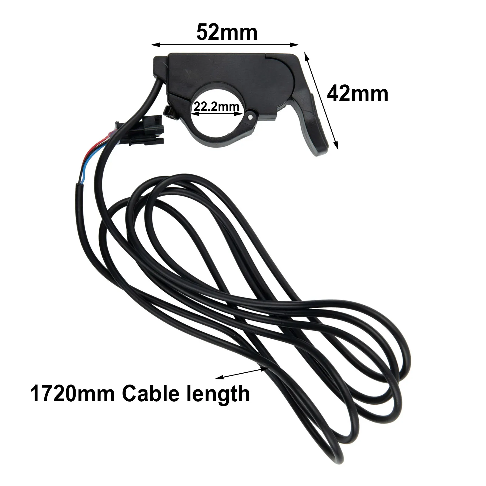 

Parts Thumb Throttle Thumb Throttle Replace Handle Kit Replacement Universal 12V-72V Assembly For Left And Right