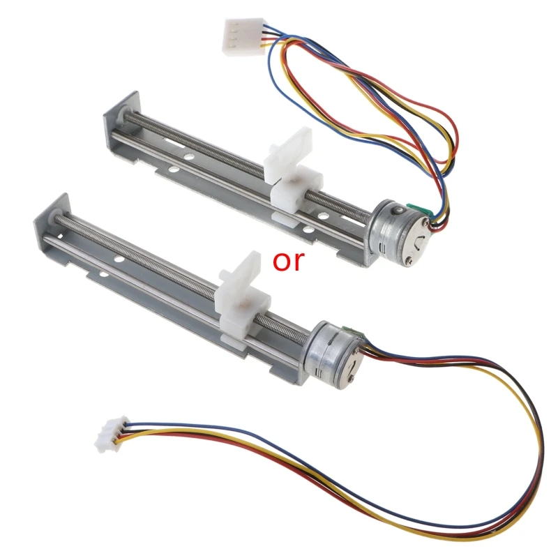 

DC 4-9V Drive Stepper Motor Screw with Nut Slider 2 Phase 4 Wire For Laser Engra