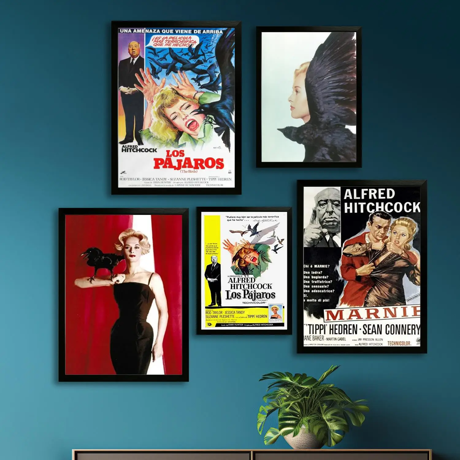 Художественный постер Ти́ппи Хедрен печать на холсте