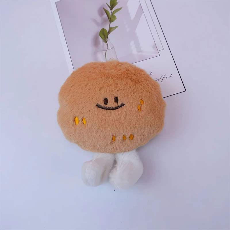 Милый забавный плюшевый брелок для ключей в виде маленького картофеля подвеска