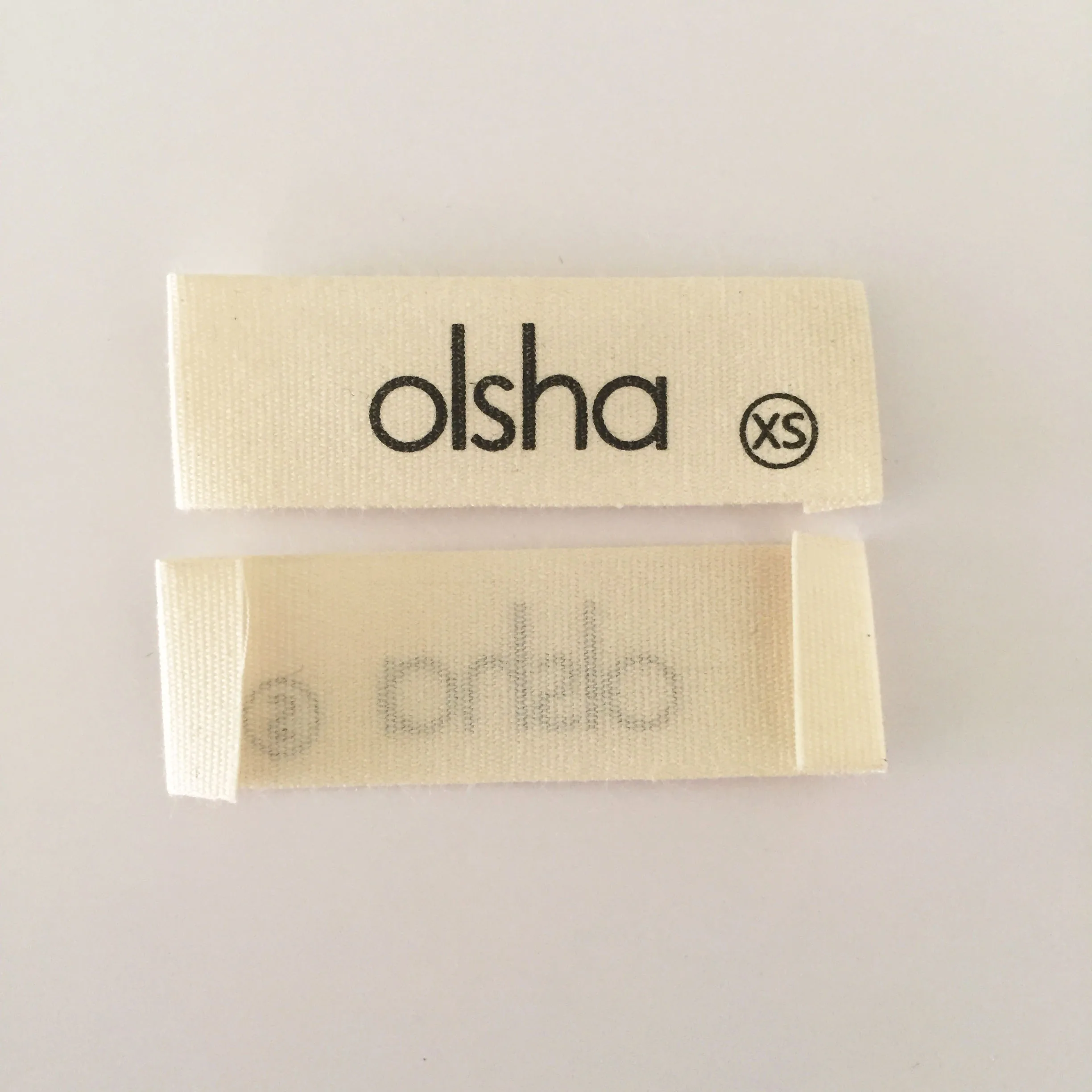 Тканые этикетки для одежды из органического хлопка