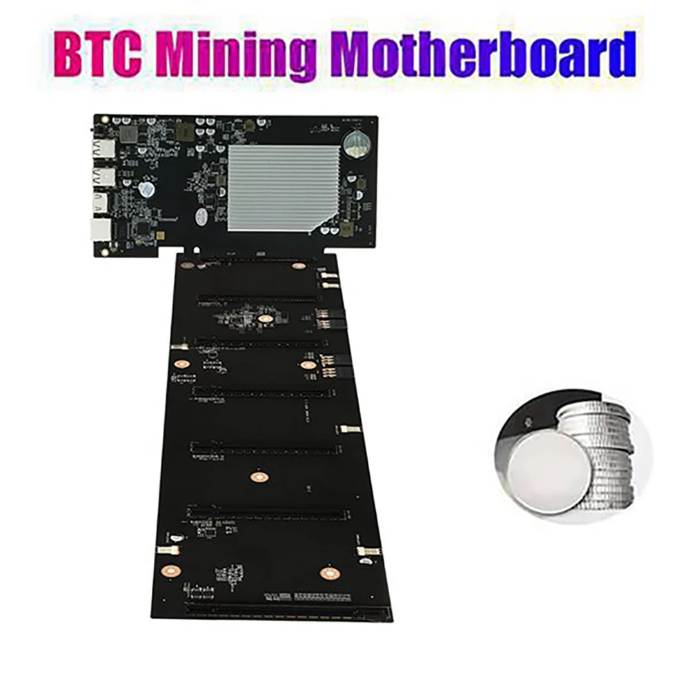 ETH-HSW2 BTC набор материнской платы для майнинга 6XPCIE X16 слот графической карты 70 мм DDR3