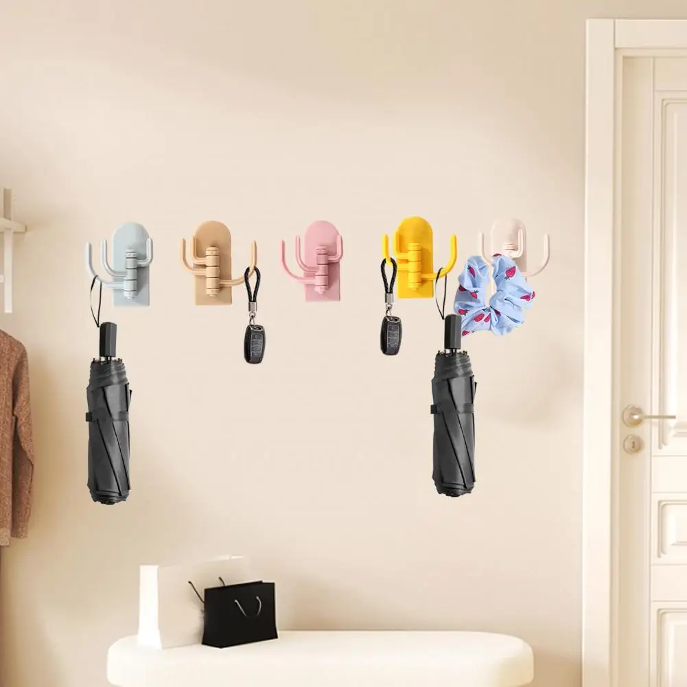

Hanger Hook Practical Punch-free Multiple Branches Keychain Bag Hanger Hook Household Supplies