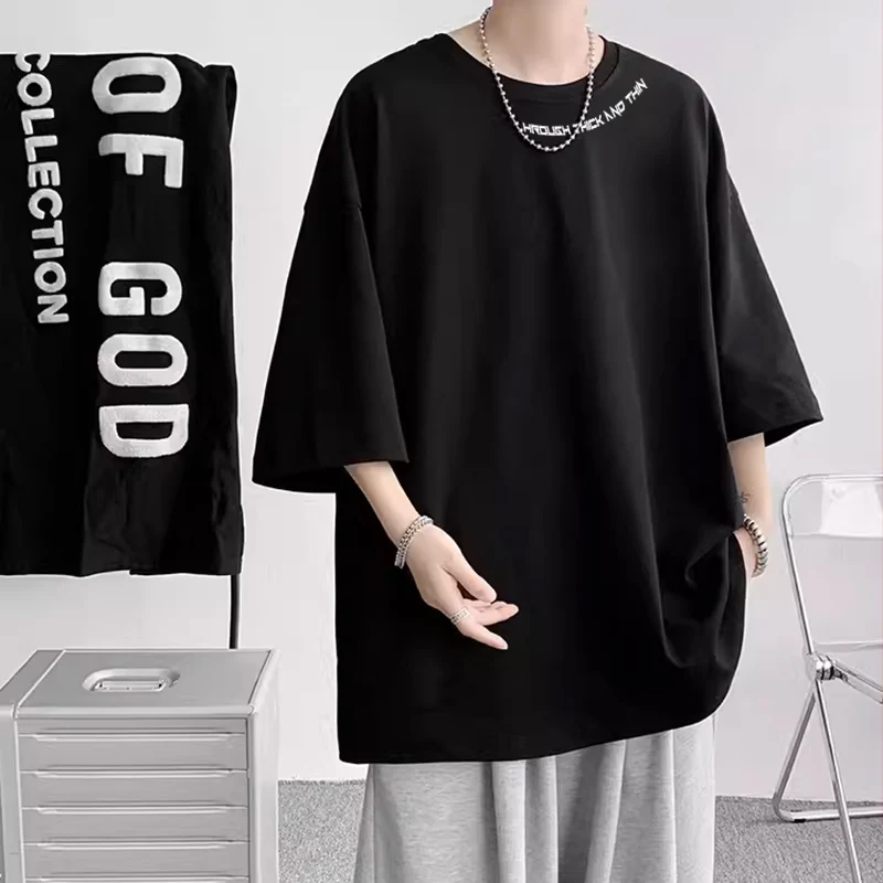 Футболка с короткими рукавами American High Street 300G из плотного чистого хлопка мужская