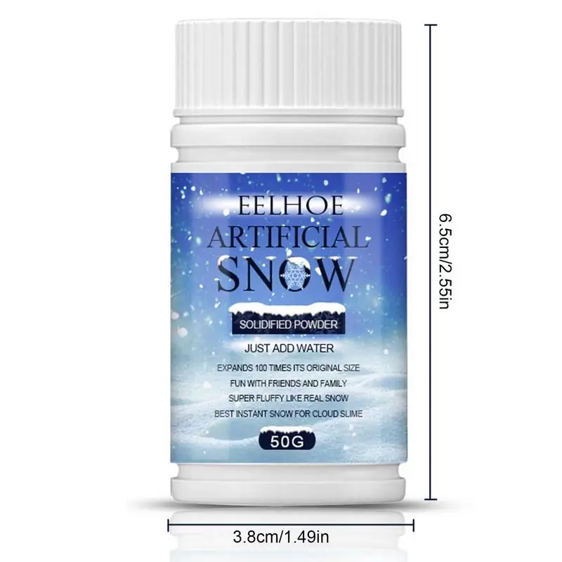 50 г поддельное украшение снега мгновенная искусственная снежинка для украшения