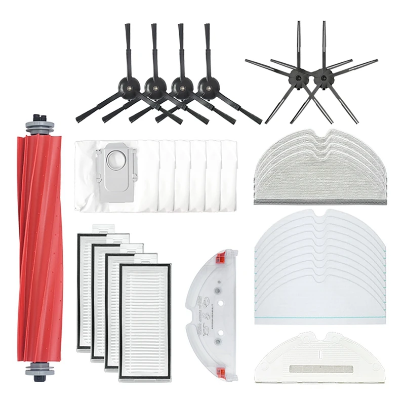 

For Xiaomi Stone Q7 Max / Q7 Max+ Main Brush Side Brush Filter Mop Kit Parts