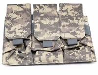military tactical triple molle magazine pouch holder m4m16 paintball hunting airsoft ammo mag pouches waist bag