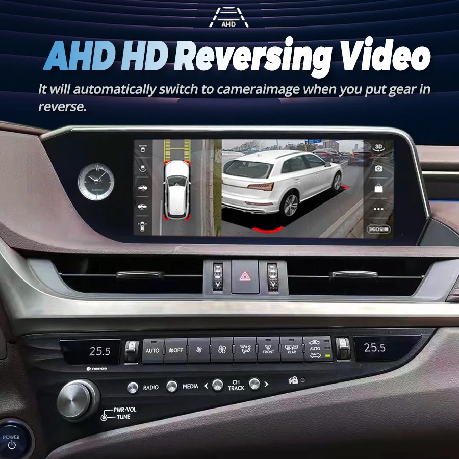 12 3-дюймовый автомобильный радиоприемник Android 14 мультимедийный плеер для Lexus ES300h