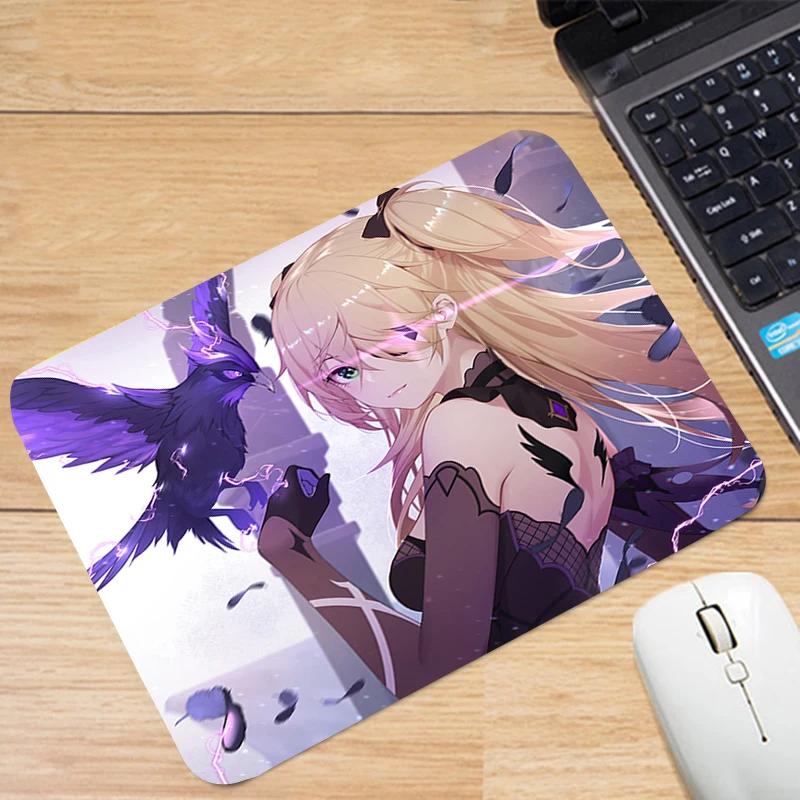 

Genshin Anime Mouse Pad Girl Mouse Computer Gamer Desktop Keyboard Pad Gaming Laptop Kawaii Mouse Pad 29x25cm desk mat