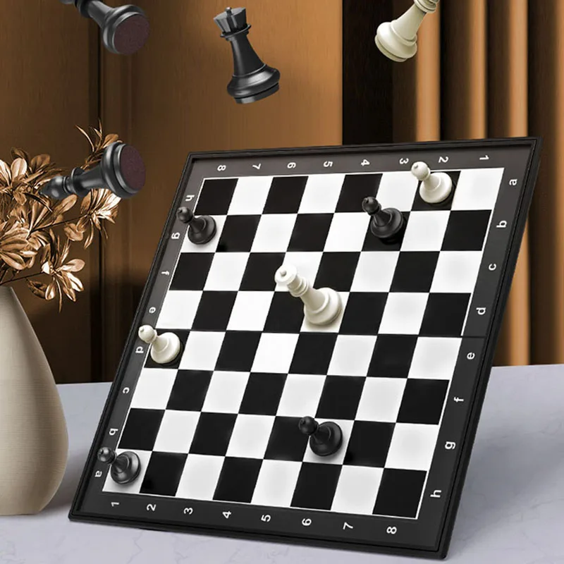 

Magnetic Figures Board Chess Set Pieces Tournament Puzzl Table Game Consol Lady Strategy Juegos De Mesa Kids Entertainment