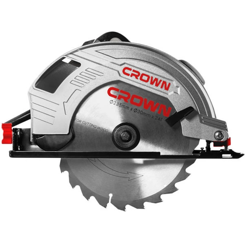 Пила циркулярная CROWN CT15210-235 (Мощность 2000Вт скорость холостого хода 4500об/мин