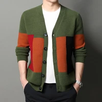 2022 men cardigan autumn male tops sweaters knit solid loose casual preppy style korean fashion knitwear coat pull homme m 7xl