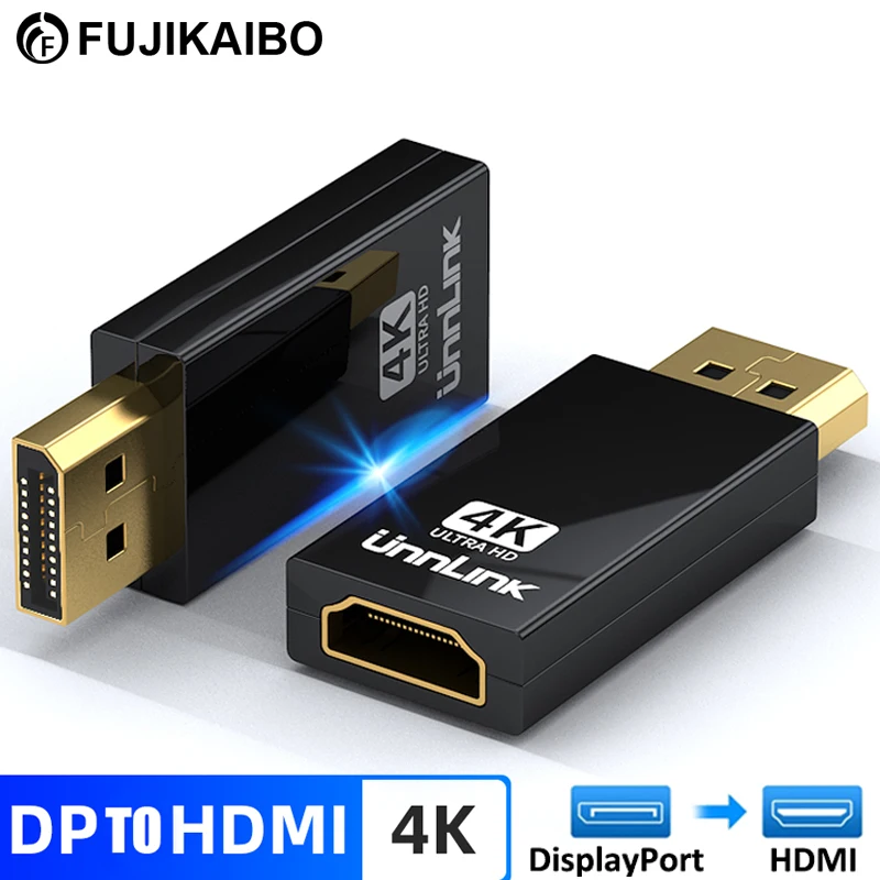 4K DisplayPort в HDMI-совместимый мини-USB адаптер видео аудио для ПК ТВ конвертер HDMI ноутбук DP в DP кабель Mini DP