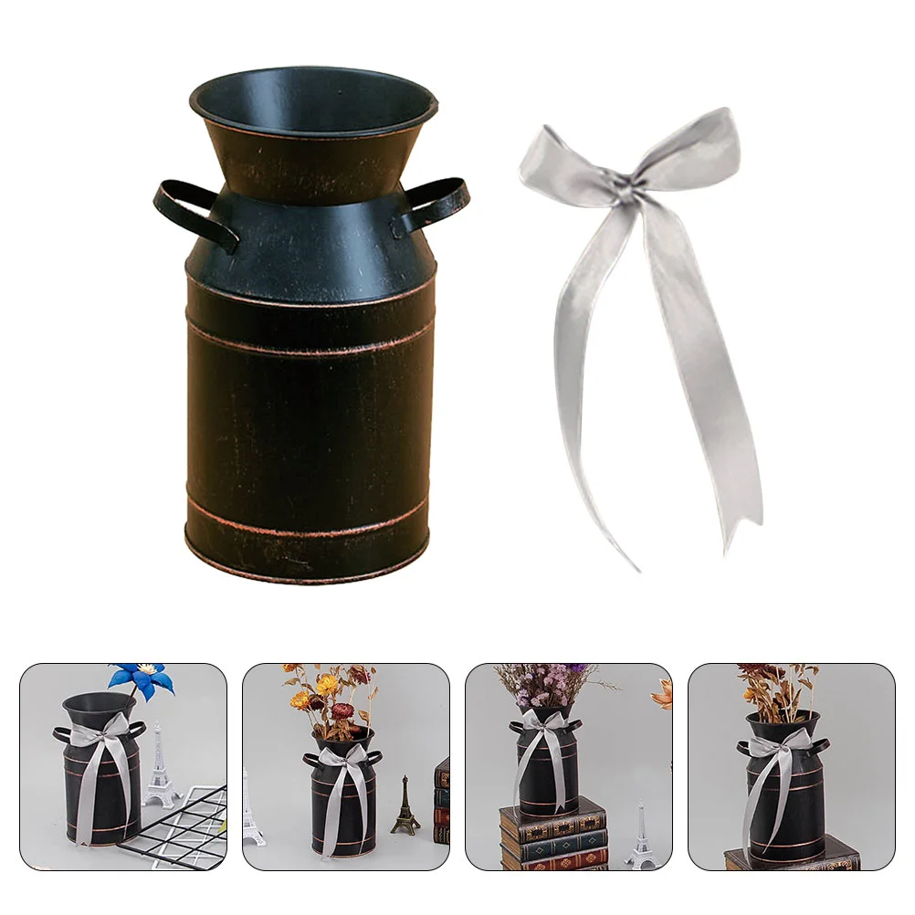 

Flower Vase Iron Bucket Container Decoraciones Para Salas De Casa Decor Stand Shabby Chiccan