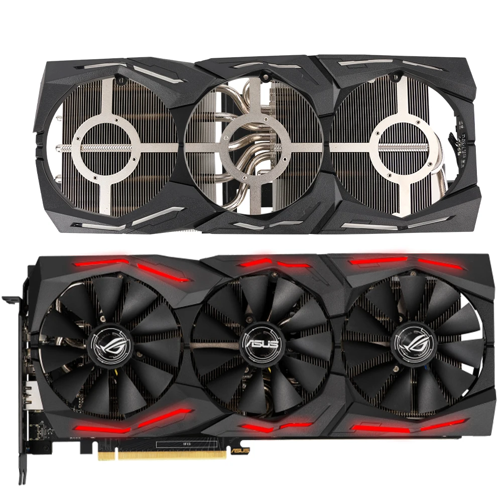 

RTX2060 RTX2060S RTX2070 радиатор видеокарты для ASUS ROG Strix RTX 2060S EVO 2060 2070 Радиатор Охлаждения видеокарты