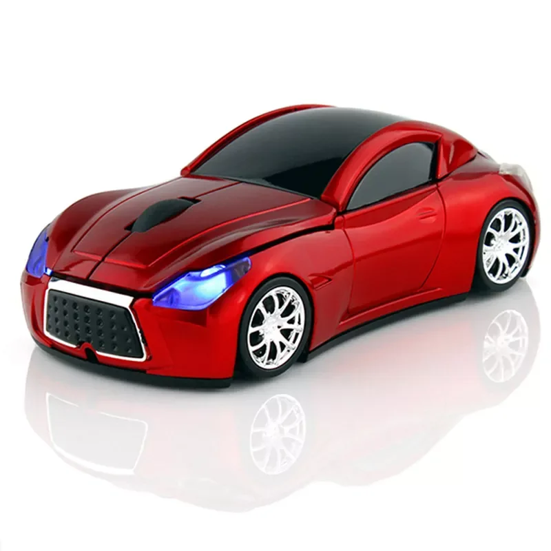 InfiCar Wireless Mouse Cute Novelty Creative Laptop Desktop Computer Sports Car Mouse Gift
