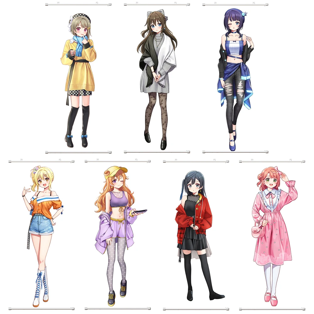 

30x75cm LoveLive! HD Print Banner Wall Poster Scroll 12"x29"in