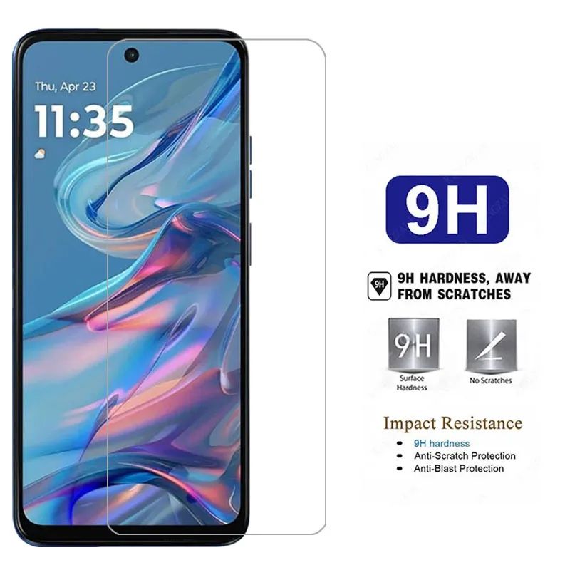 Закаленное стекло для Motorola Moto G45 чехол телефона motog45 motog g 45 г 5 задняя крышка 360 motorol