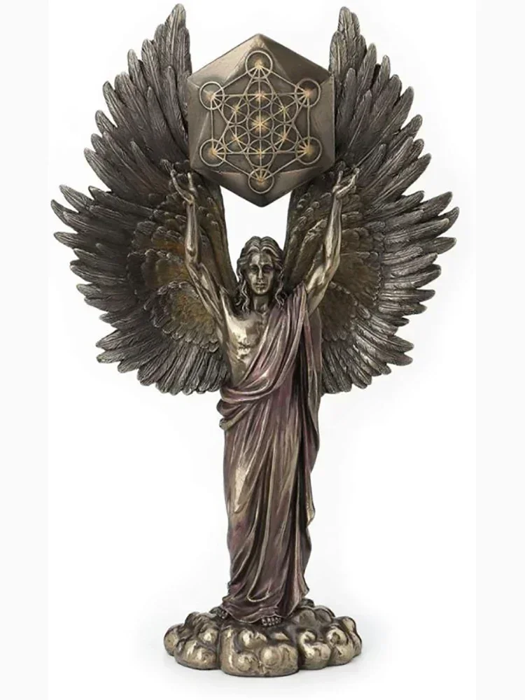 Статуя Archangel из смолы украшение для сада ручной работы креативный миф тема верия