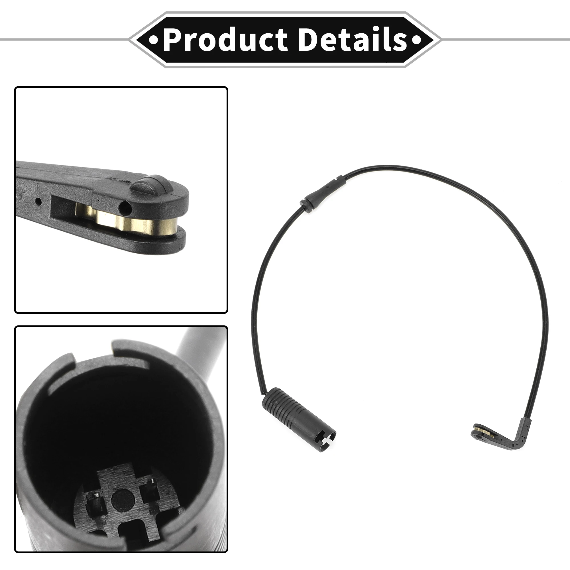 głosem UXCELL 1 szt. czujnik klocków hamulcowych samochodu tylny zużycia automatyczne linie hamulcowe do BMW serii 5 E39 2000-2003 nr. 34351163066