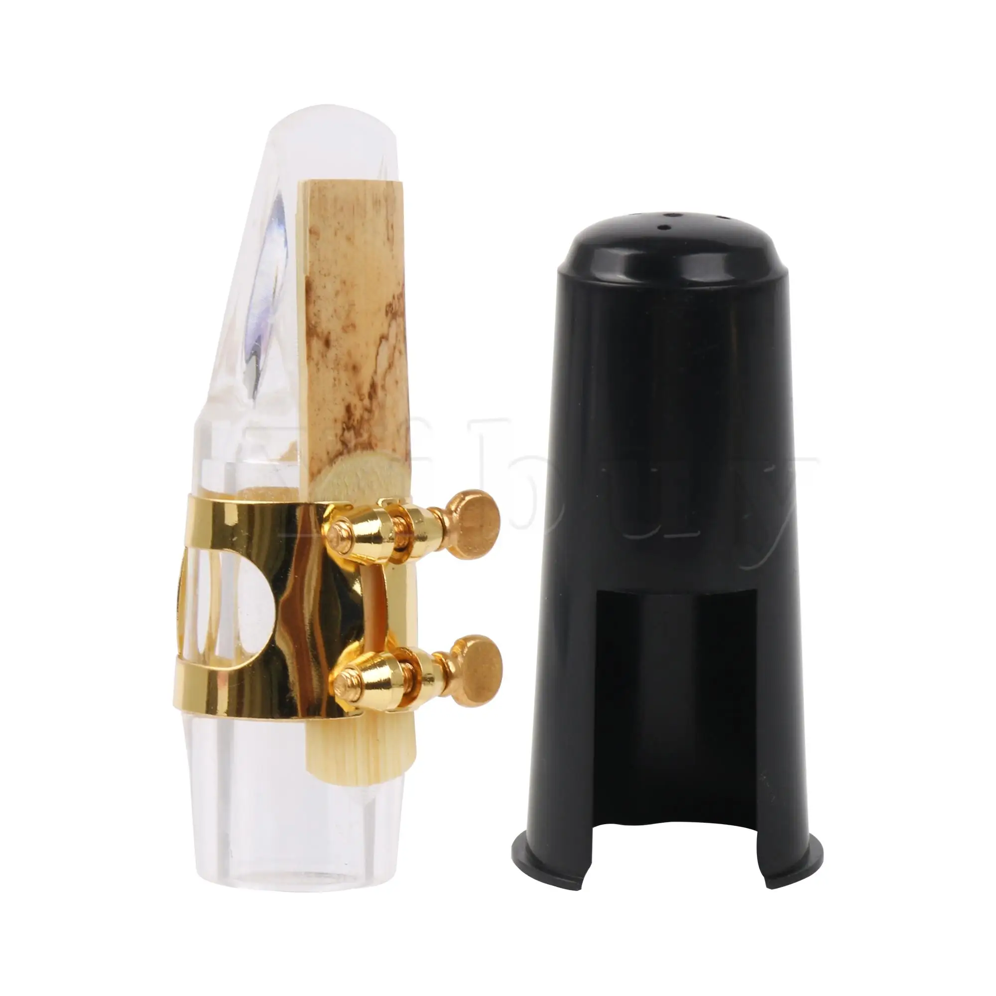 

YIbuy 4 шт. прозрачный мундштук Sax с пластиковой крышкой Ligature для Alto Tenor
